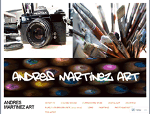 Tablet Screenshot of andresmartinezart.net